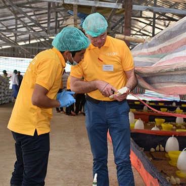 Kick-off broiler training and opening Poultry Training Centre in Myanmar