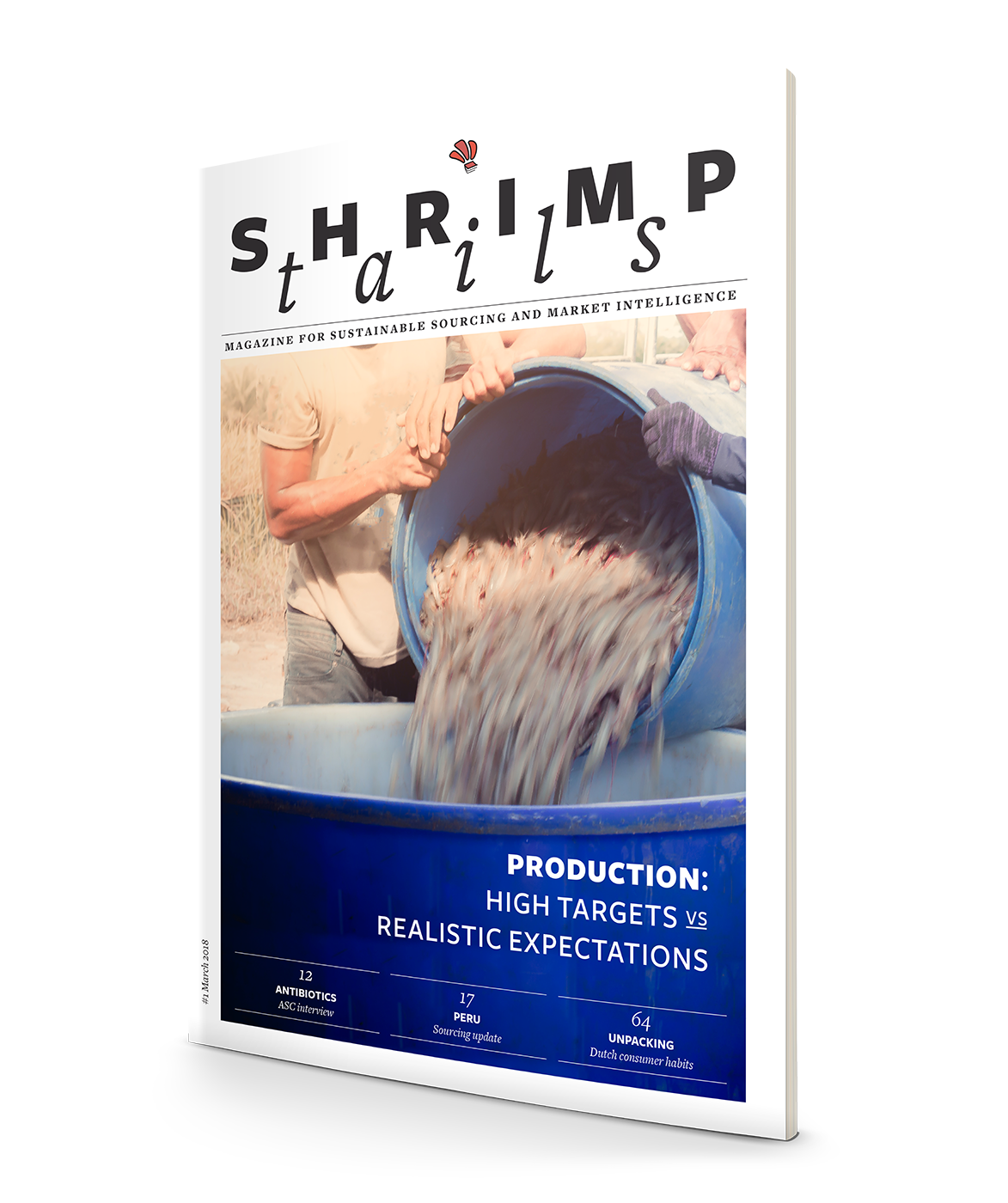 Shrimp Tails, the first and only shrimp industry magazine